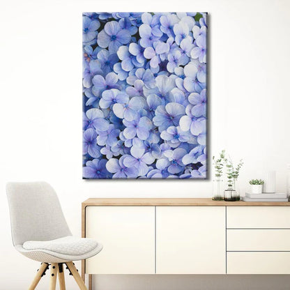 Blue Flowers Canvas Print