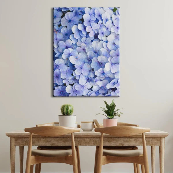 Blue Flowers Canvas Print