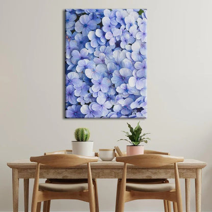 Blue Flowers Canvas Print