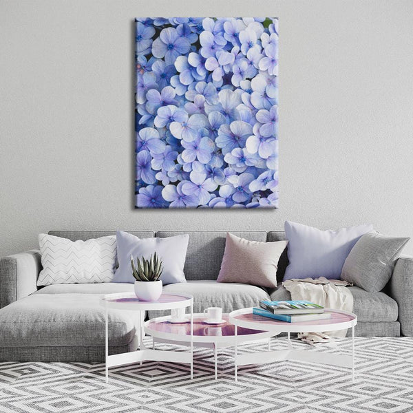 Blue Flowers Canvas Print