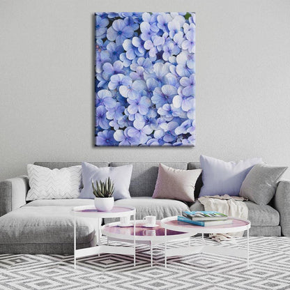 Blue Flowers Canvas Print