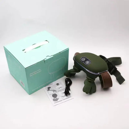 Neck Shoulder Massager Deep Tissue Shiatsu Back Cervical Massage Machine Bionic Heated Fatigue Relief Relax Muscle ﻿3-Level ﻿